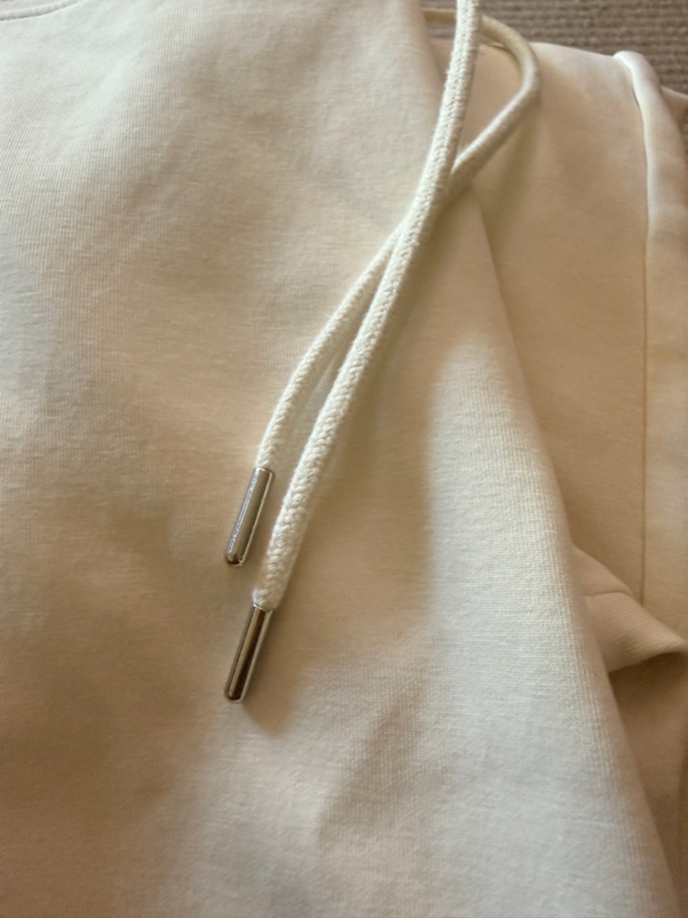 ZARA Cream Flared Knit Lounge Pants SIZE: SMALL - Picture 8 of 8